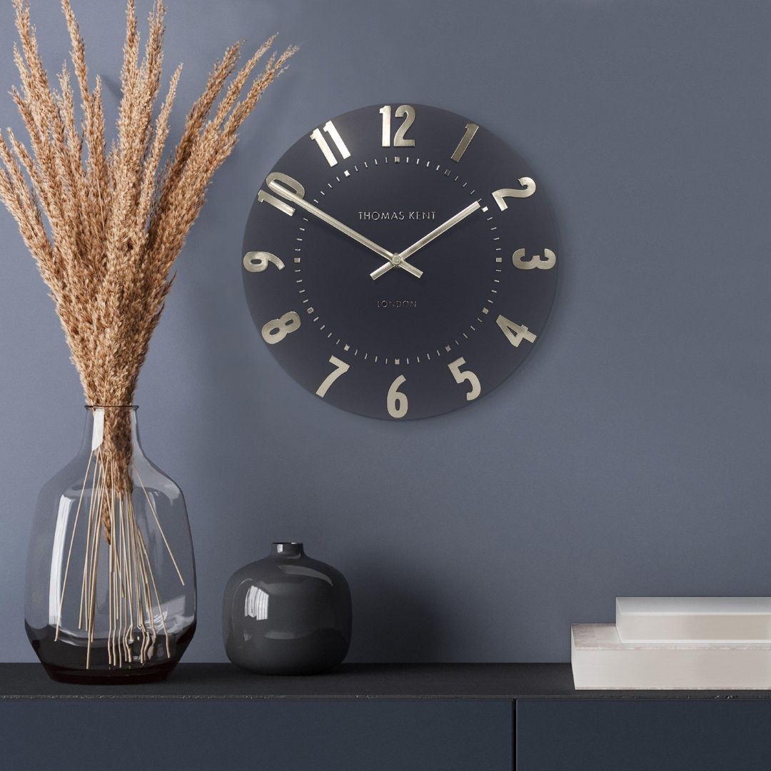 Thomas Kent Mulberry 12" Wall Clock Odyssey