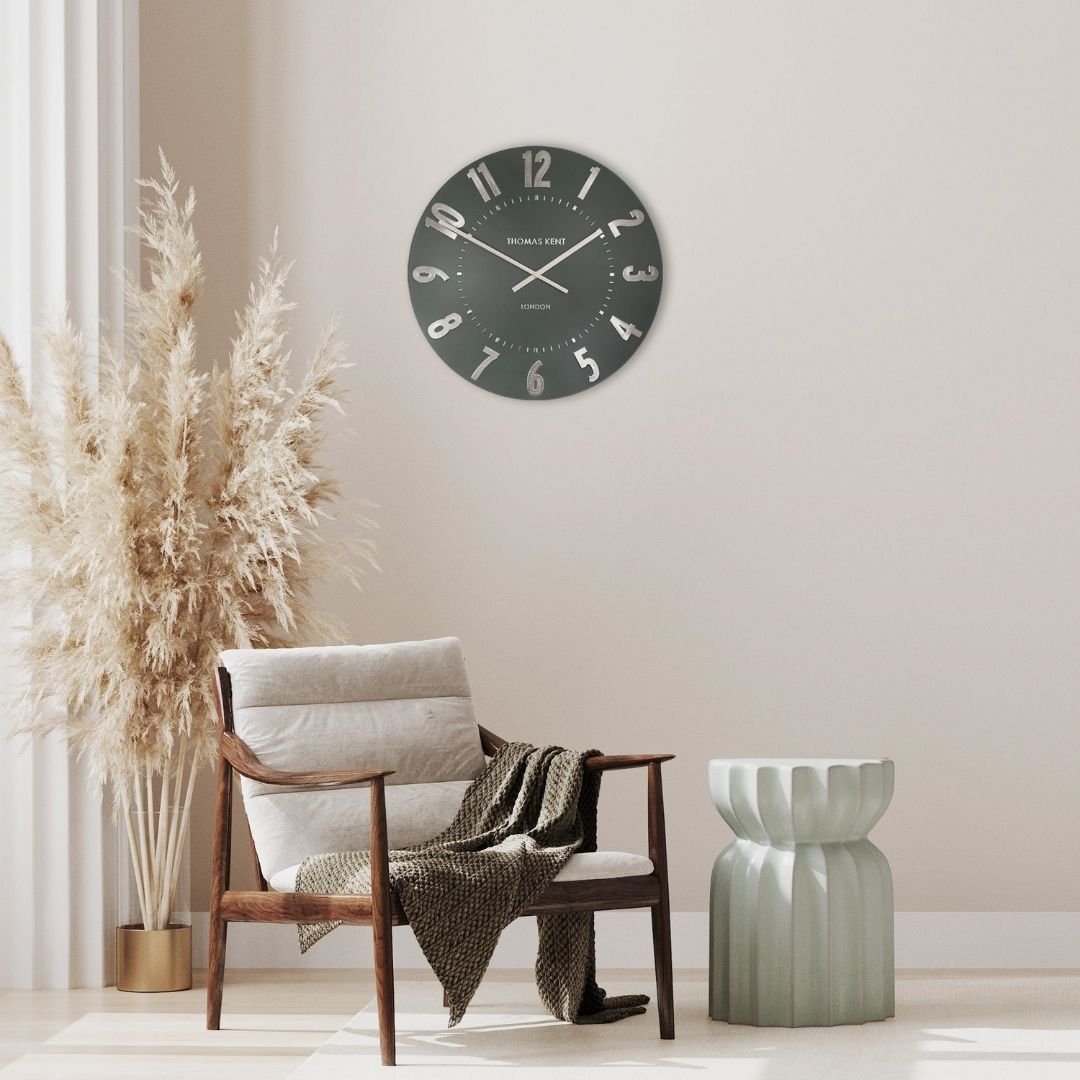 Thomas Kent Mulberry 20" Wall Clock Olive Green