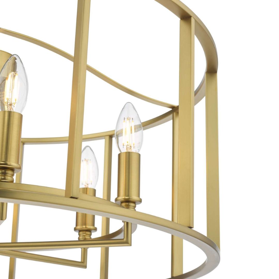 Myka 6 Light Gold Ceiling Pendant