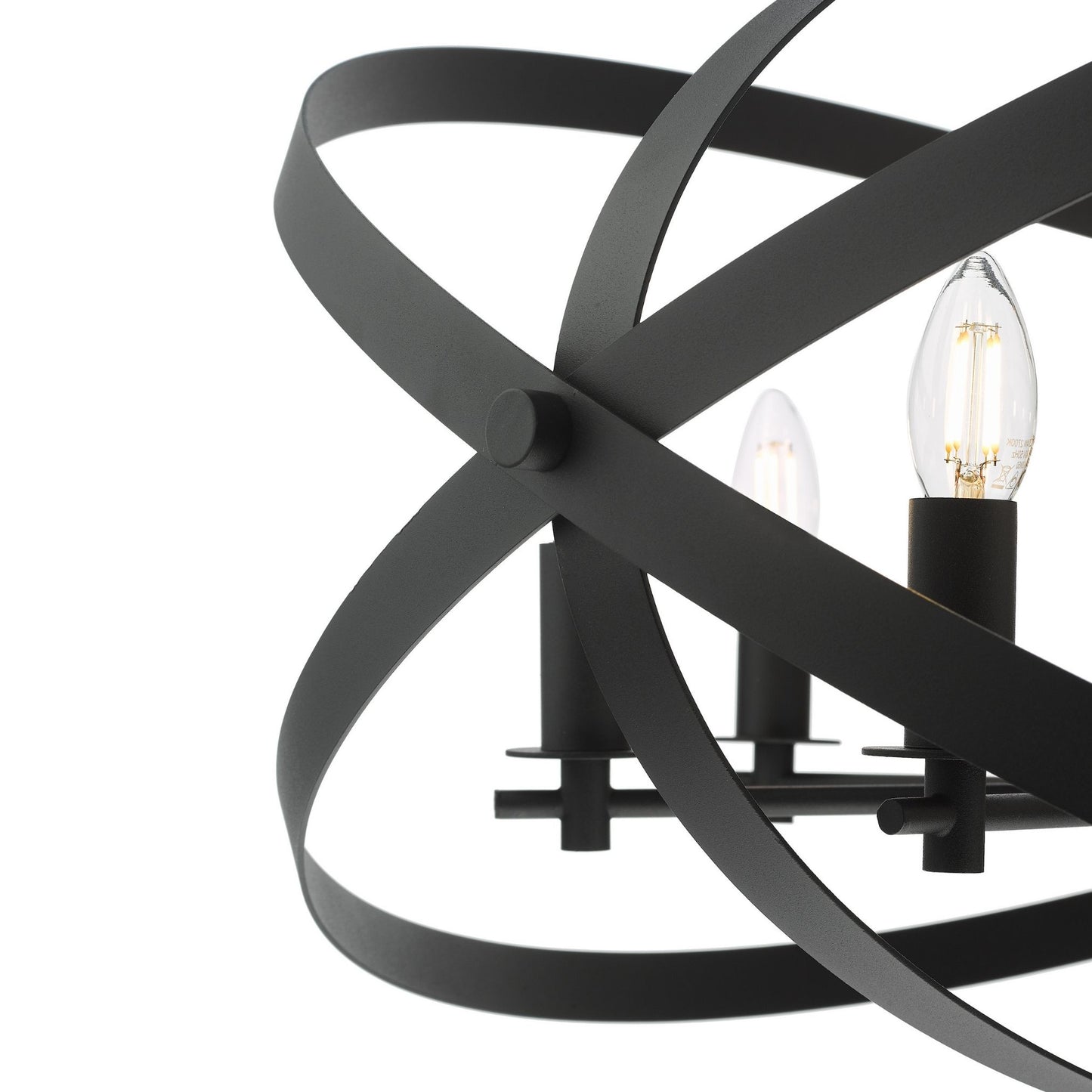 Nitya 8 Light Matte Black Pendant Ceiling Light