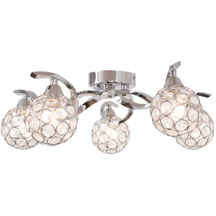 Zana 5 Light Semi Flush Ceiling Light