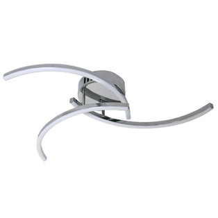 Murray Polished Chrome LED Flush Ceiling Light