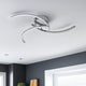 Murray Polished Chrome LED Flush Ceiling Light
