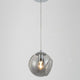 Nia Chrome Smoked 1-Light Pendant