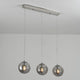 Nia Chrome Smoke 3-Light Pendant Bar