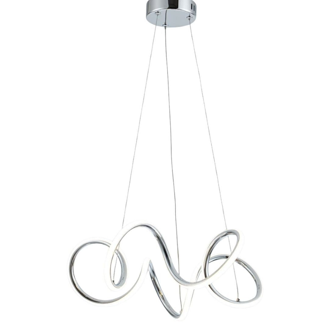 Aurielle Chrome LED Pendant Ceiling Light