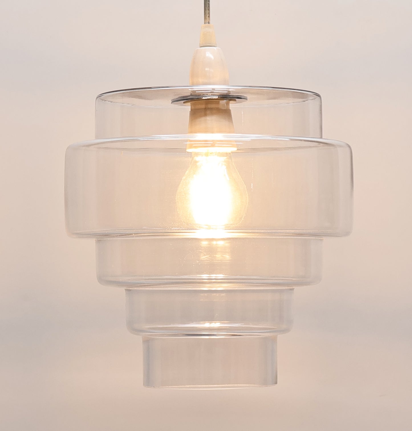 Mira Clear Glass Easy-Fit Pendant