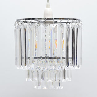 Bria Clear Glass Easy-Fit Pendant