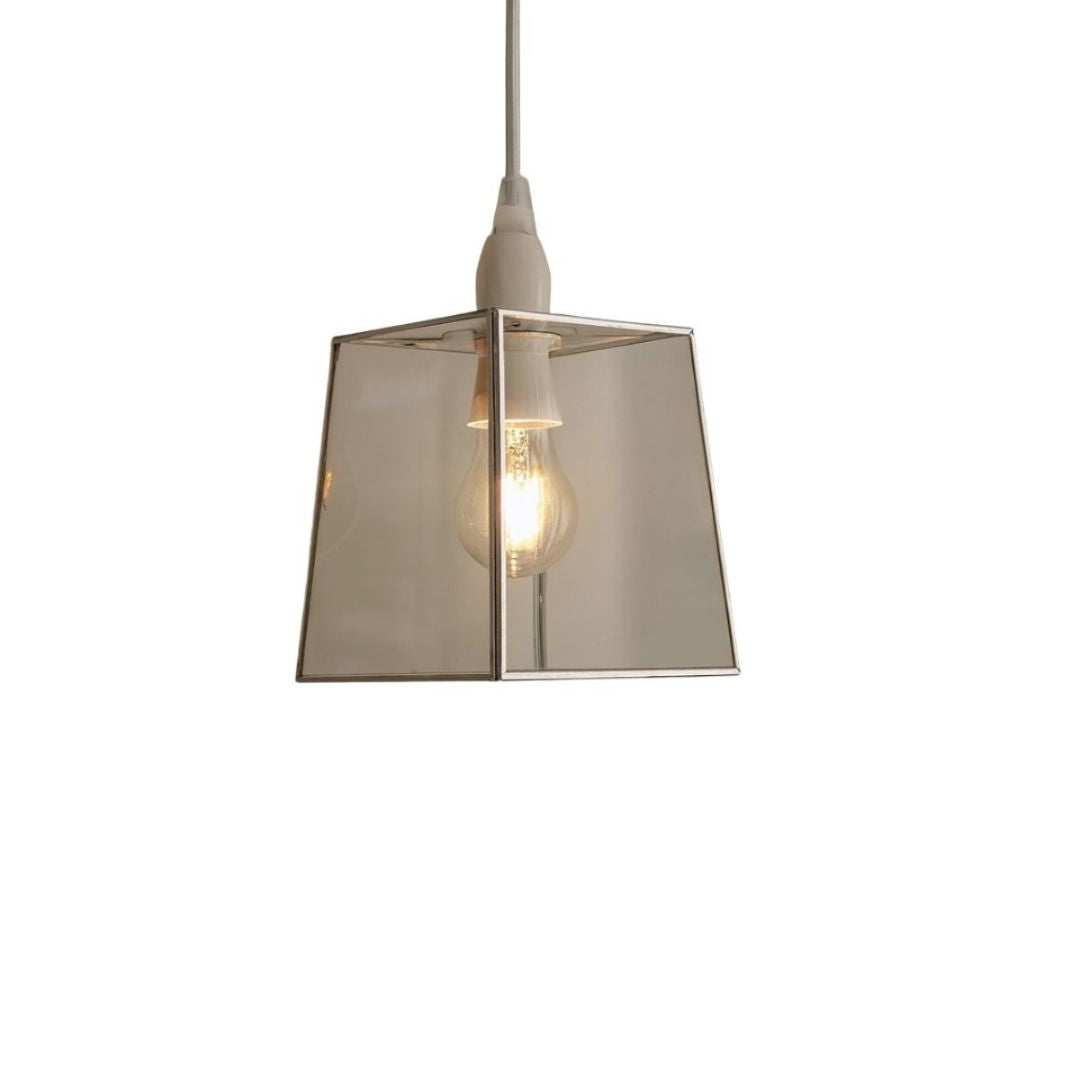 Sable Chrome Glass Easy-Fit Pendant