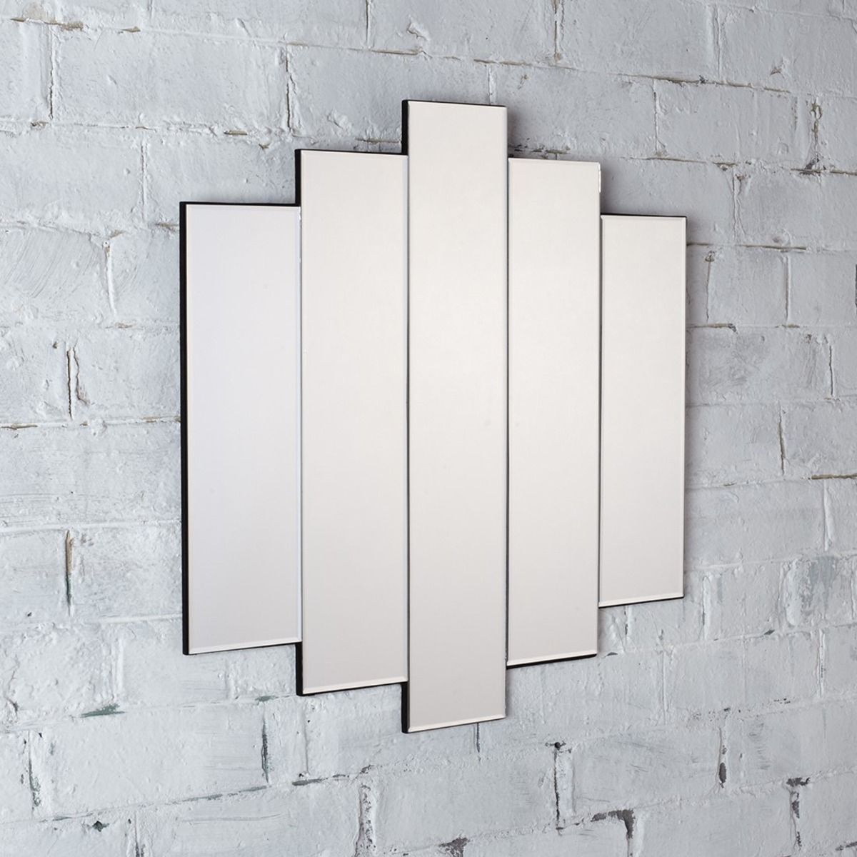 Moray 50x50cm Silver Mirror