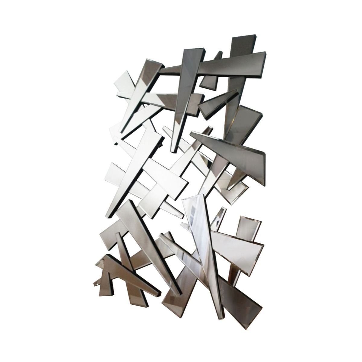 Splinter 120x80cm Silver Mirror