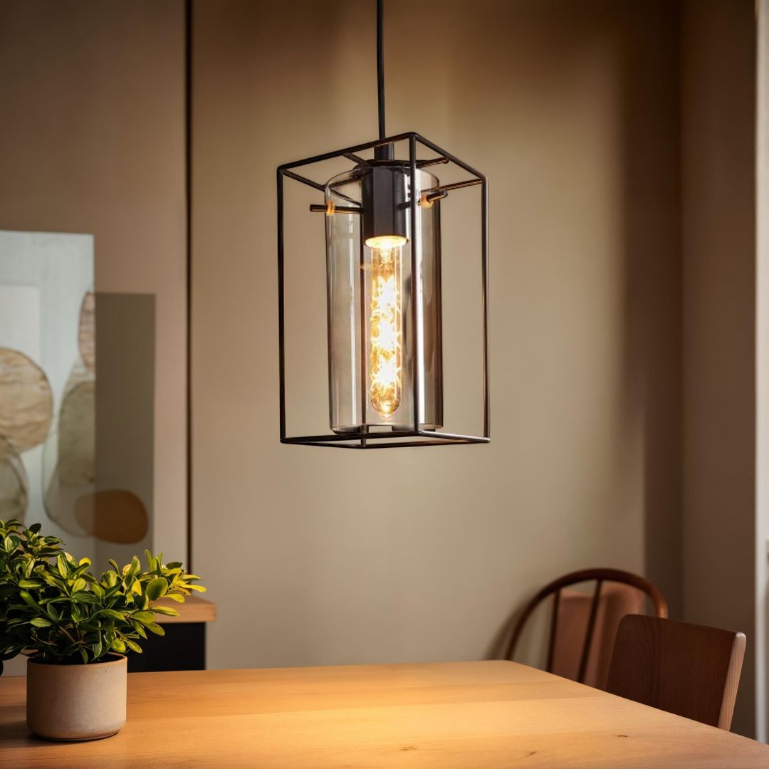 Merton Pendant Ceiling Light Black