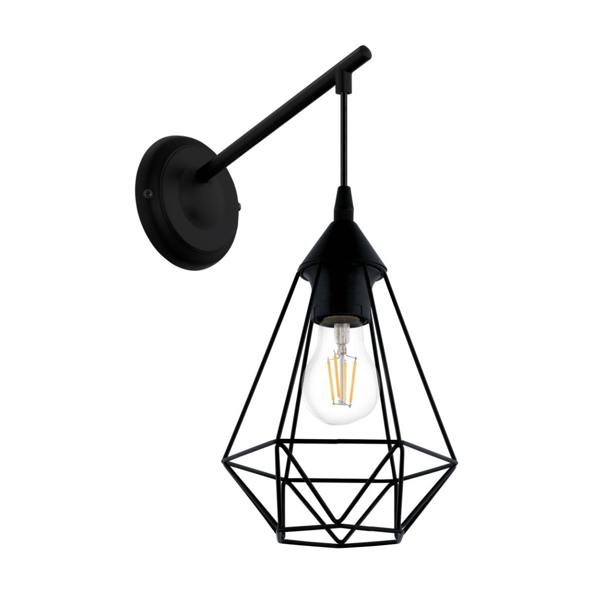 Nerissa Black Wall Light