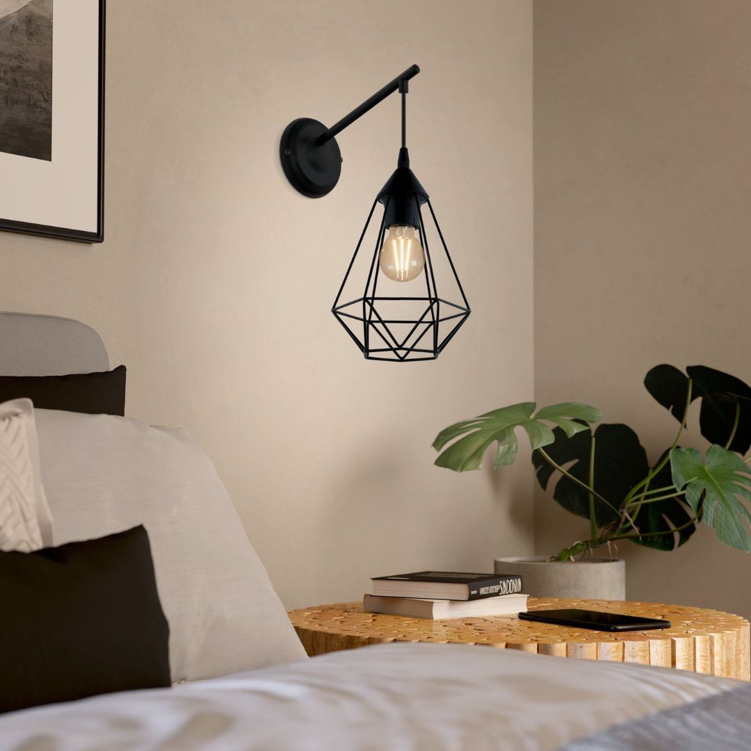 Nerissa Black Wall Light