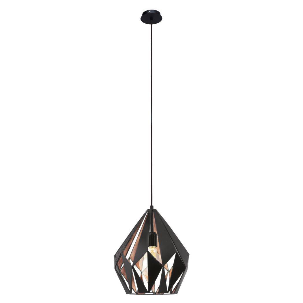 Bess Black & Copper Pendant Ceiling Light
