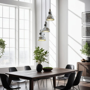 Branwen 3 Light Industrial Ceiling Pendant