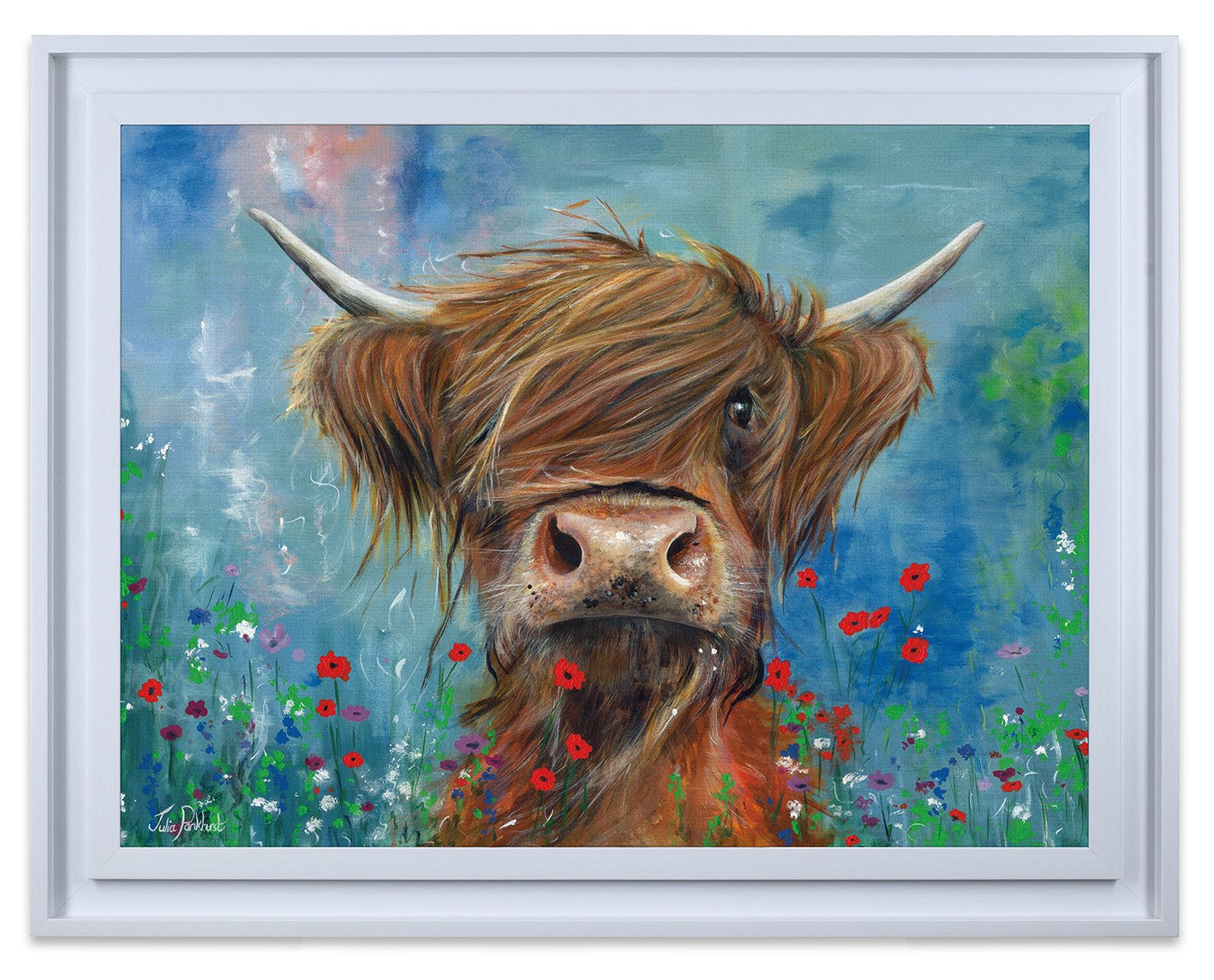 Bruce The Cow Framed Print