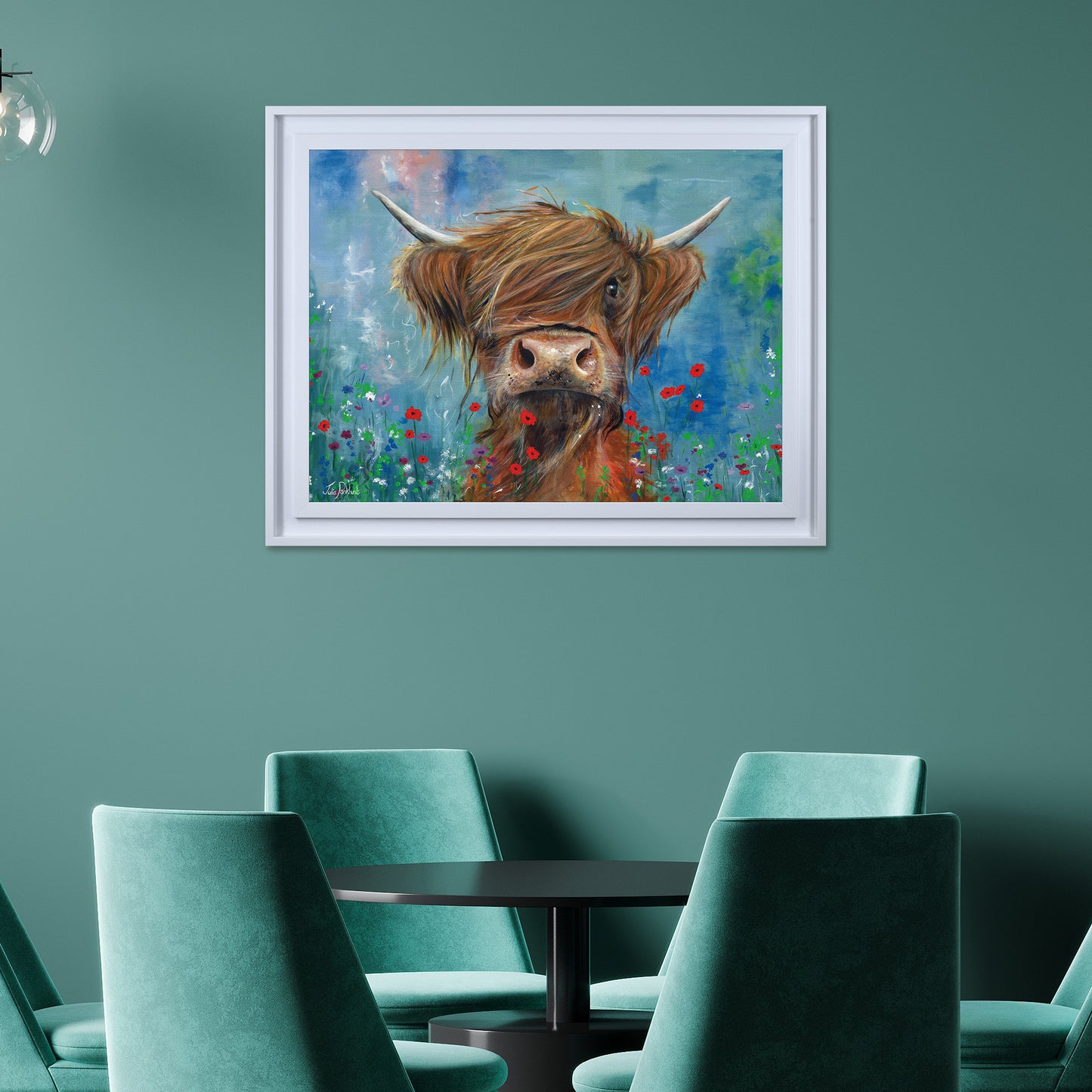 Bruce The Cow Framed Print