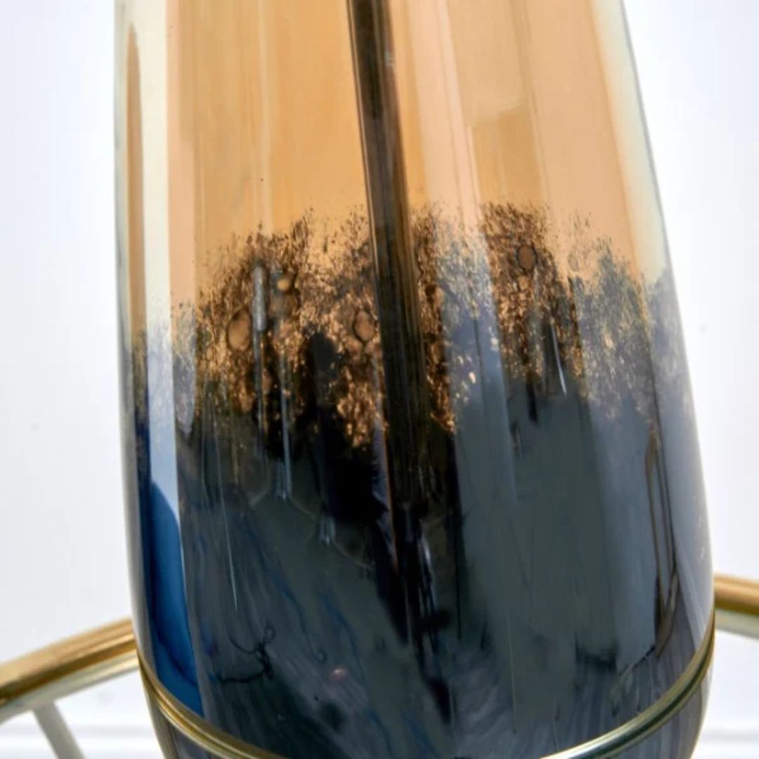 Elena Blue Glass Table Lamp