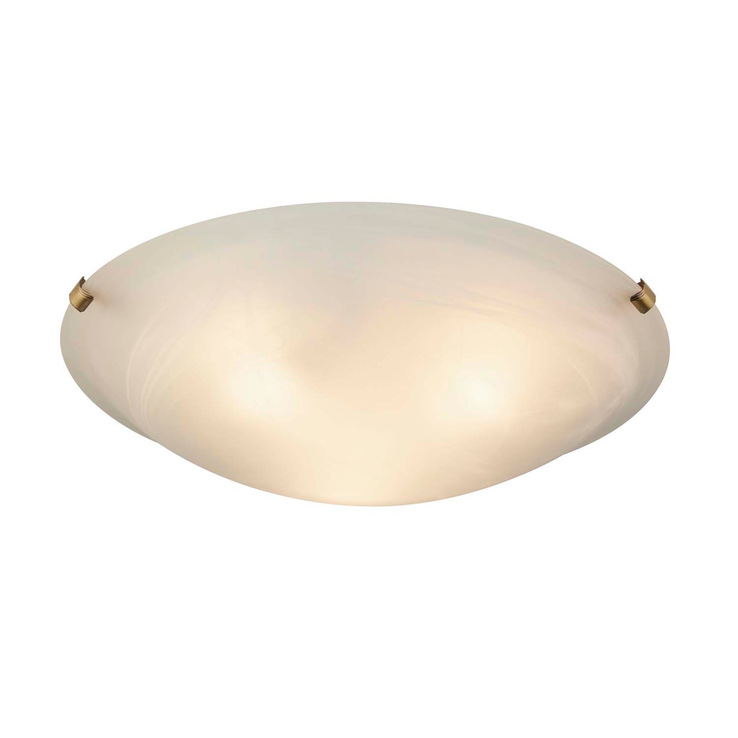 Kent Flush Antique Brass Ceiling Light