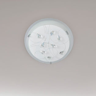Carey LED Flush Ceiling Light Frosted