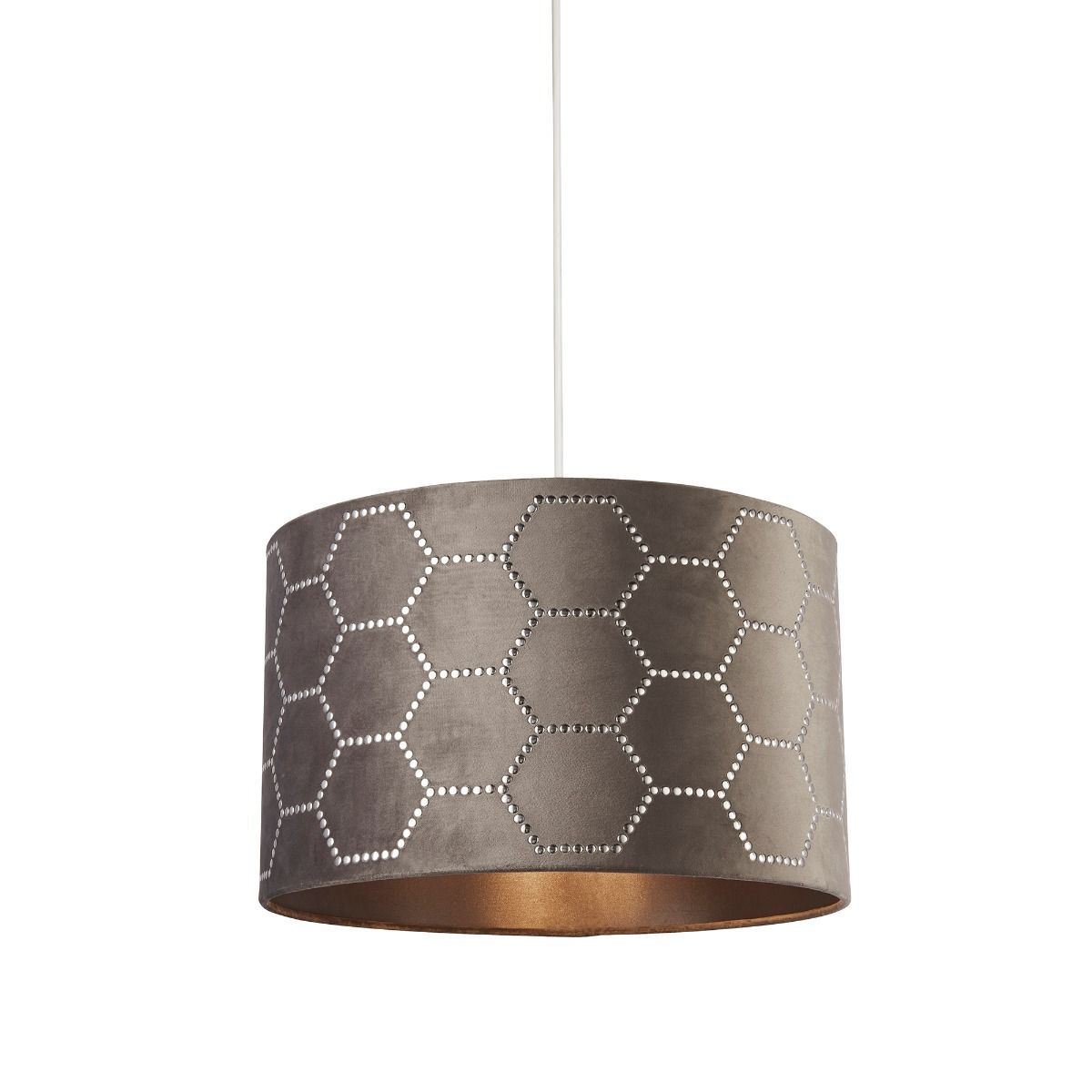 Queen Bee Velvet Stud Grey Shade