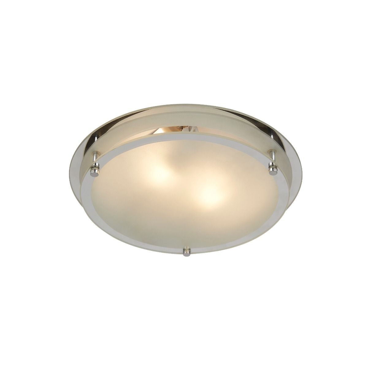 Palmer Small 2 Light Flush Ceiling Light