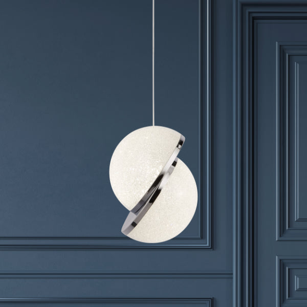 Whitney 1 Light Polished Chrome Ceiling Pendant