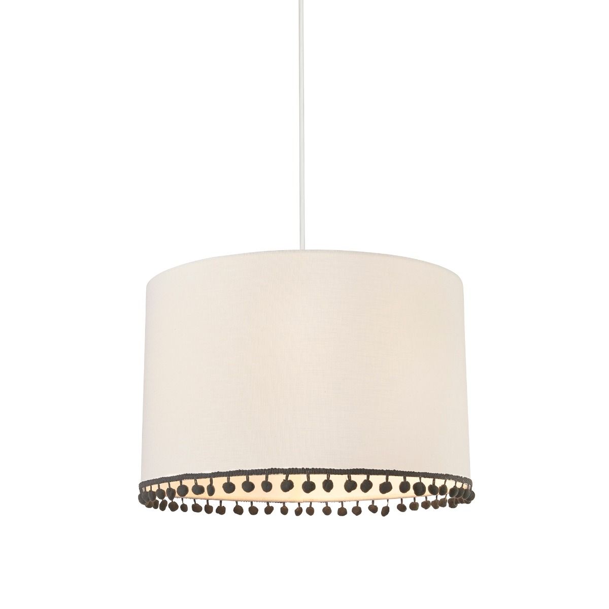 Dolly Large White & Grey Ceiling Shade