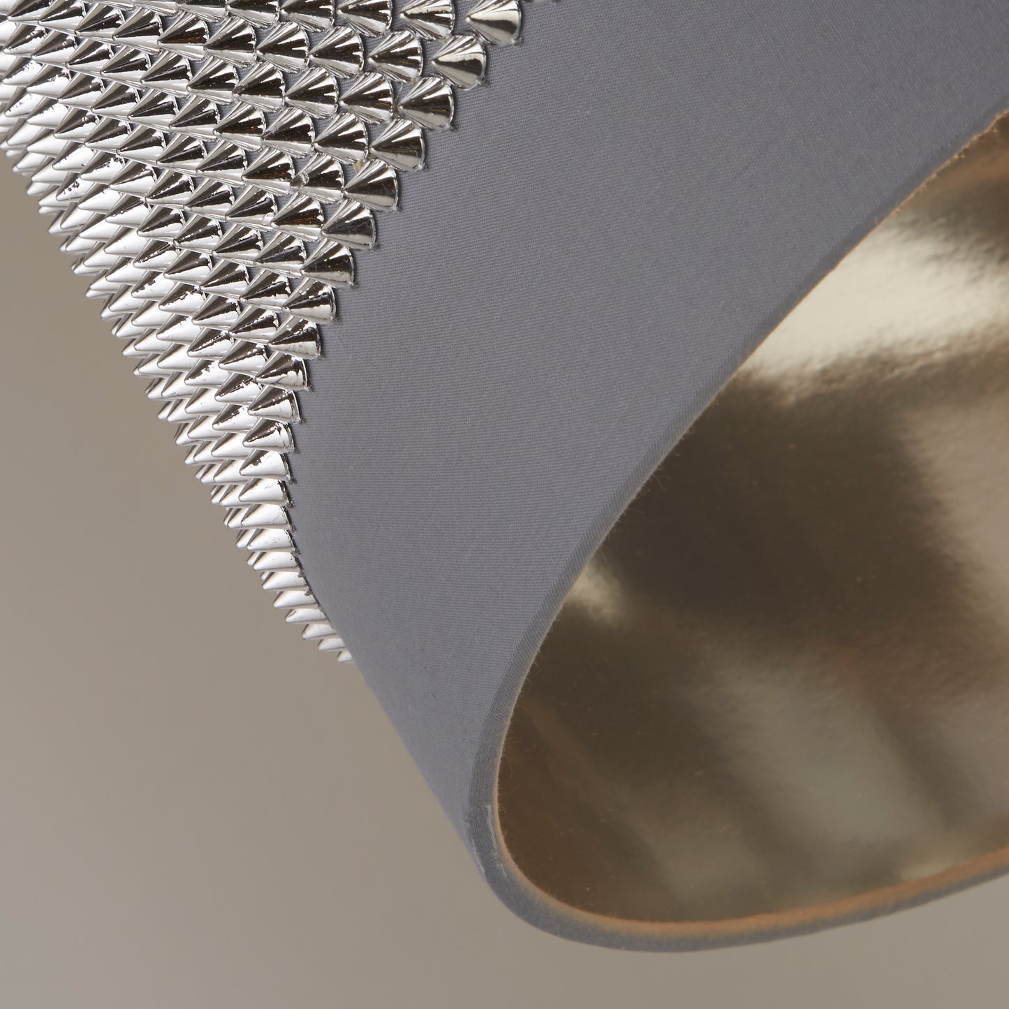 Lenny Grey And Silver Pendant Shade