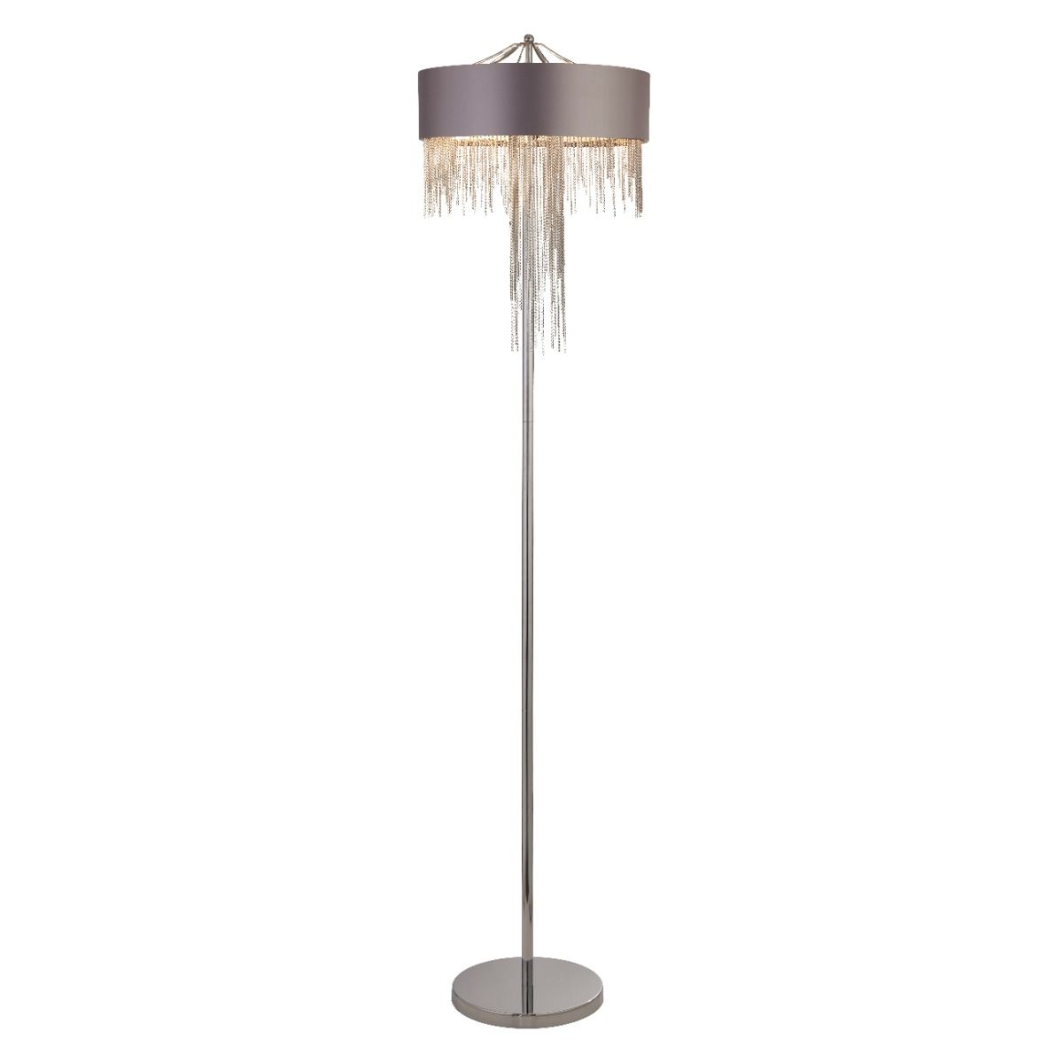 Carmella 3 Light Polished Chrome Floor Lamp