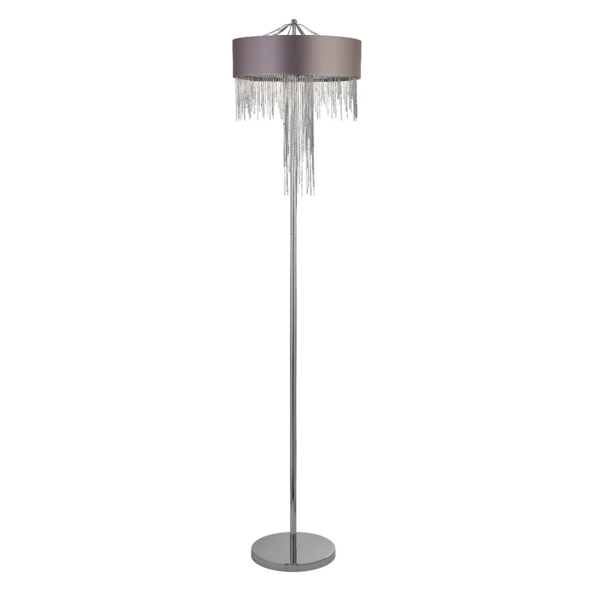 Carmella 3 Light Polished Chrome Floor Lamp