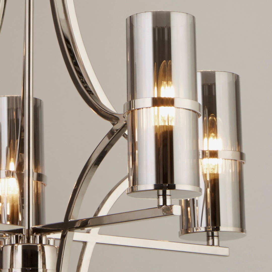 Davina 5 Light Chrome Pendant Chandelier