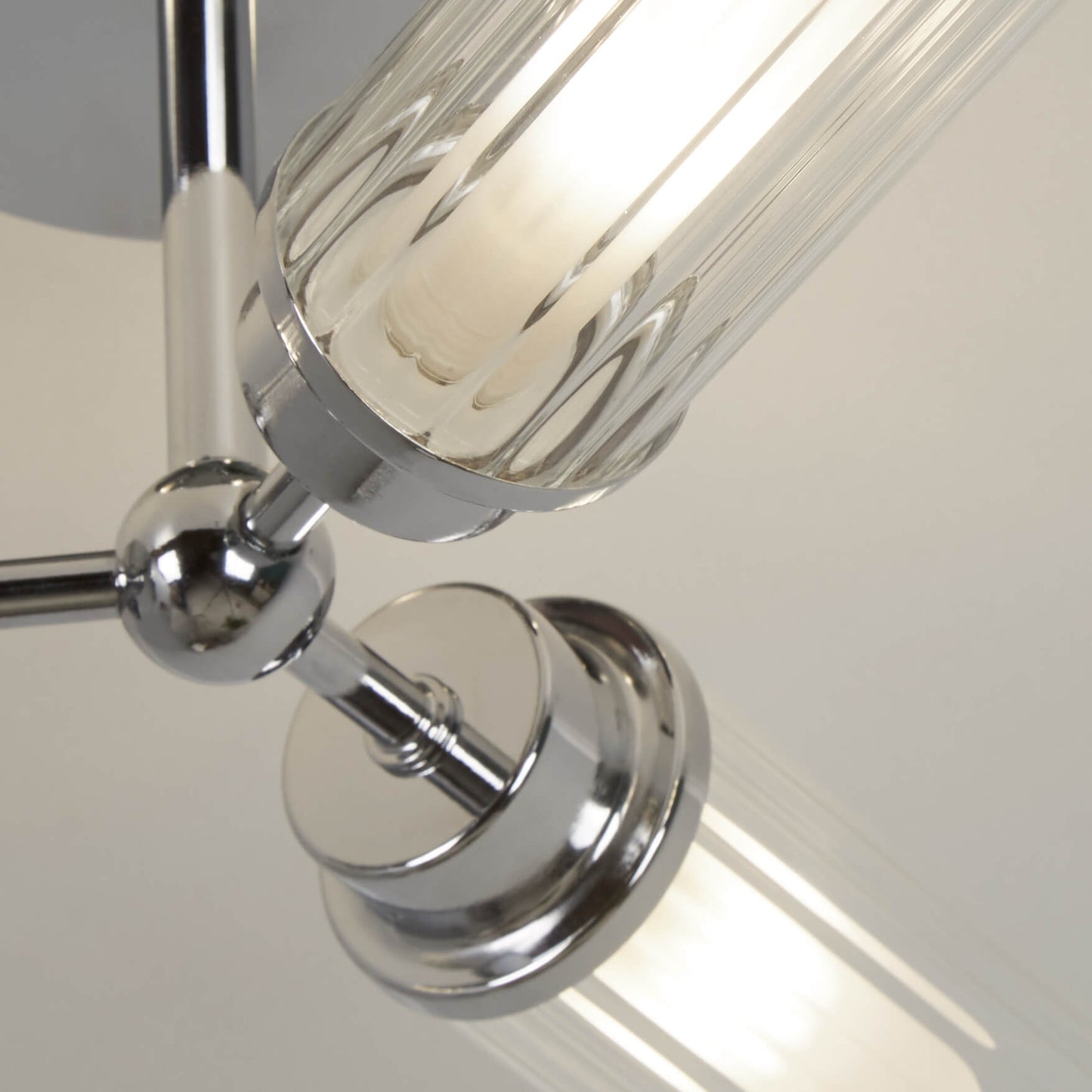 Vurton Chrome Bathroom Ceiling Flush