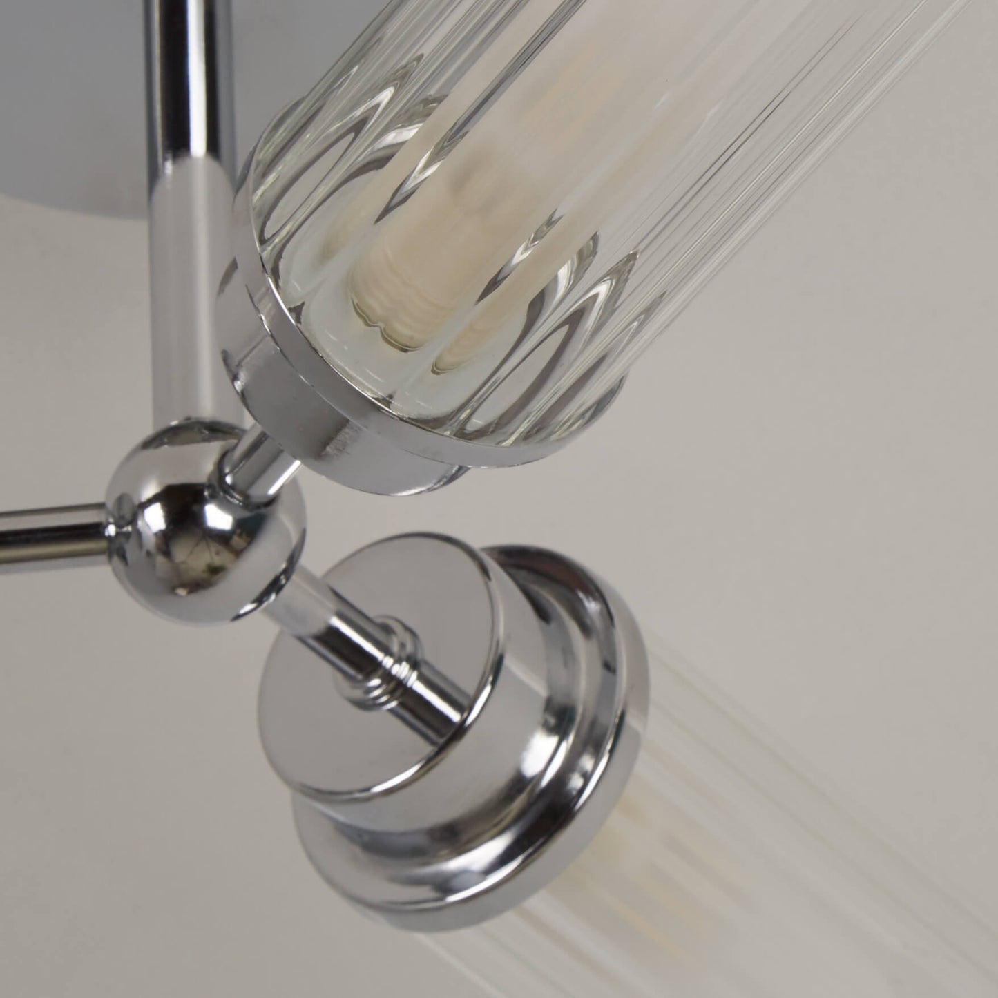 Vurton Chrome Bathroom Ceiling Flush