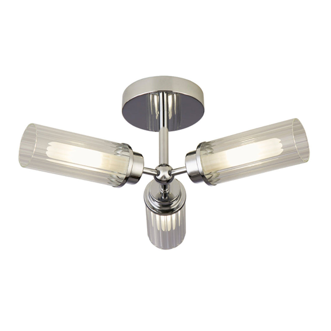 Vurton Chrome Bathroom Ceiling Flush