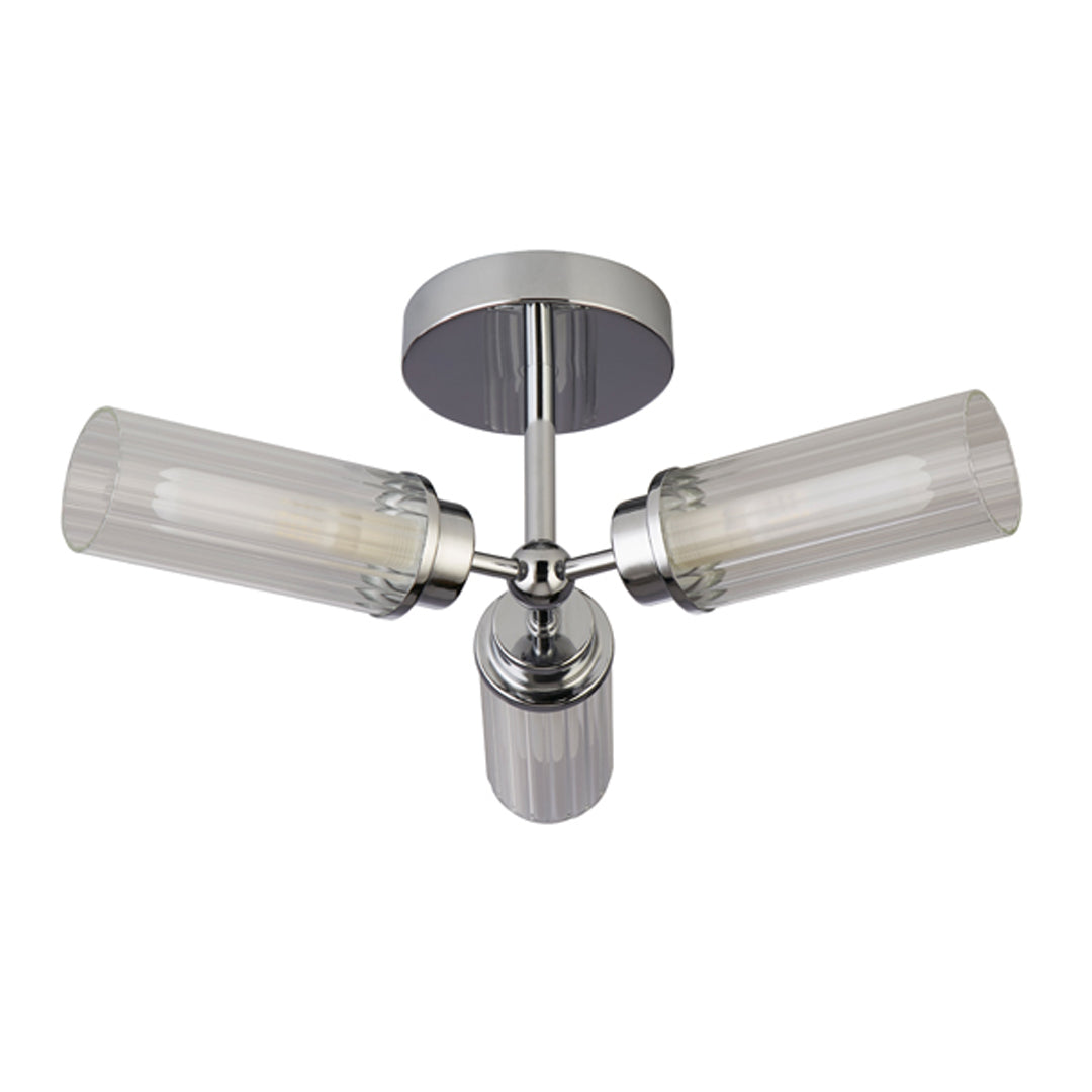 Vurton Chrome Bathroom Ceiling Flush
