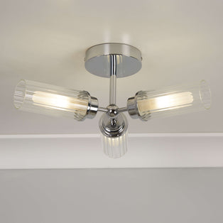 Vurton Chrome Bathroom Ceiling Flush
