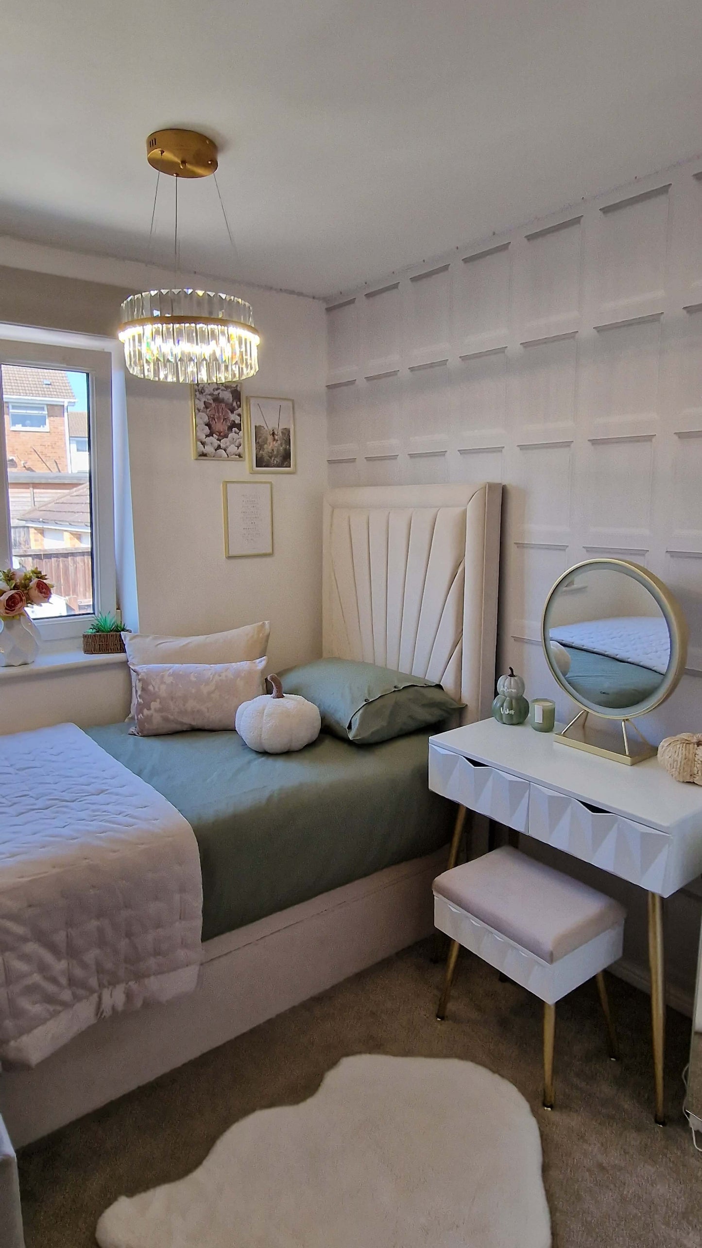 Camburn Brushed Gold Halo LED Pendant Ceiling Light