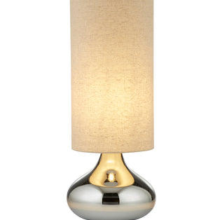 Cissy Dark Smokey Glass Table Lamp