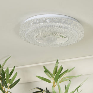 Adler Small Acrylic LED Flush Ceiling Light