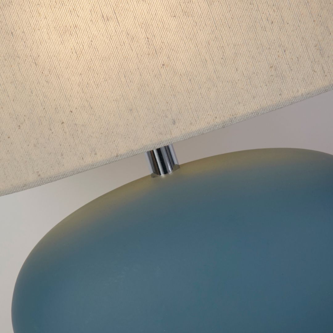 Eveline Blue Ceramic Table Lamp
