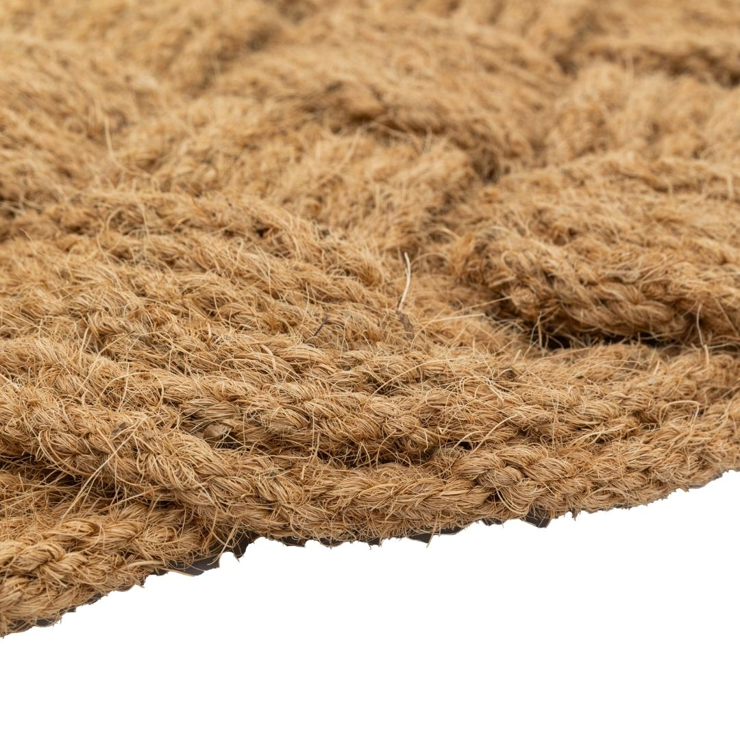 Plaited Coir Doormat
