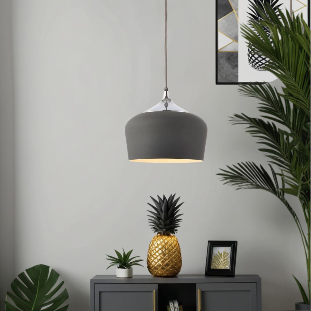 Spitalfields Pendant Ceiling Light Grey