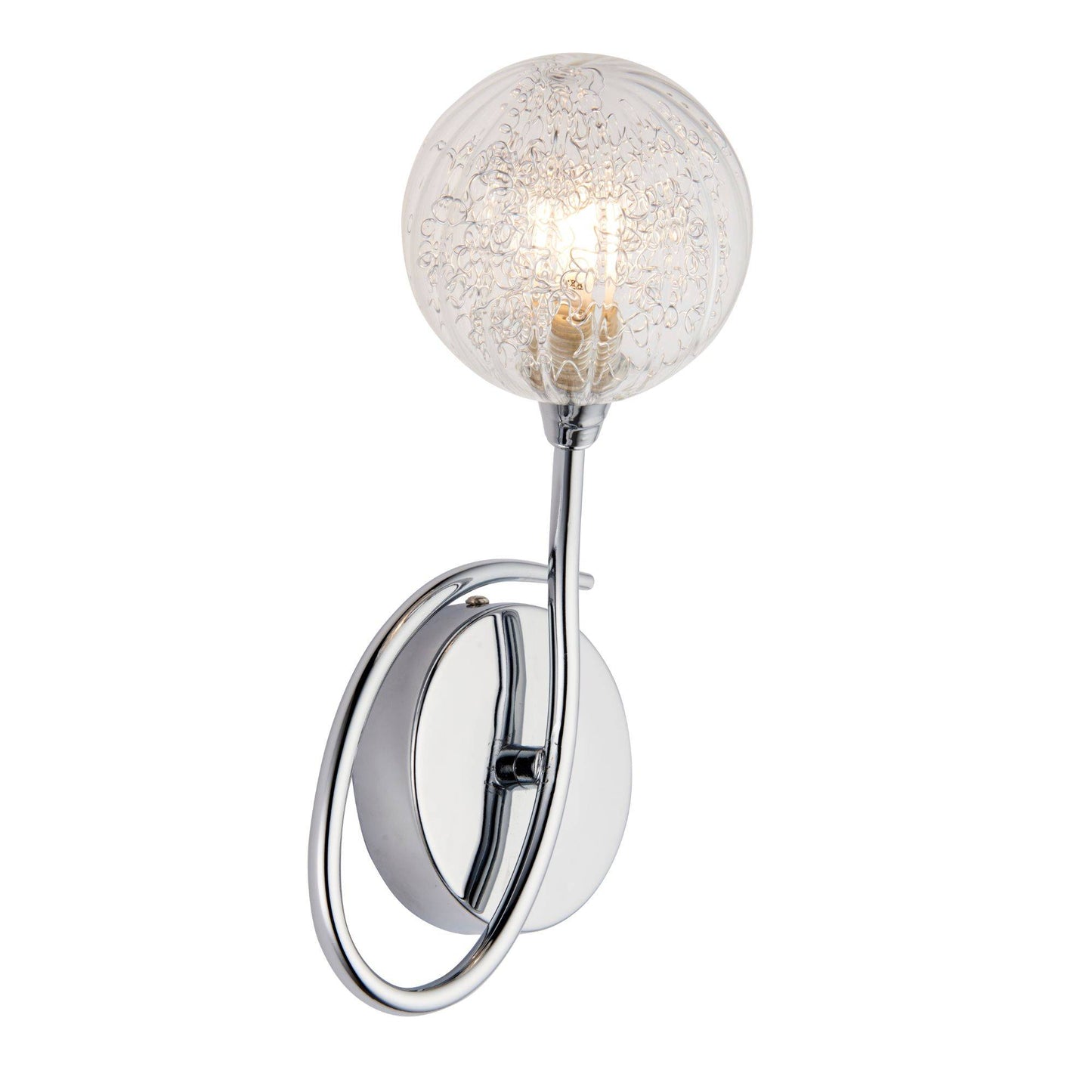 Hadley 1 Light Polished Chrome Wall Light