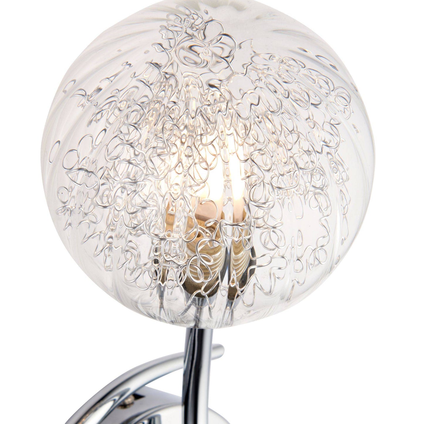 Hadley 1 Light Polished Chrome Wall Light