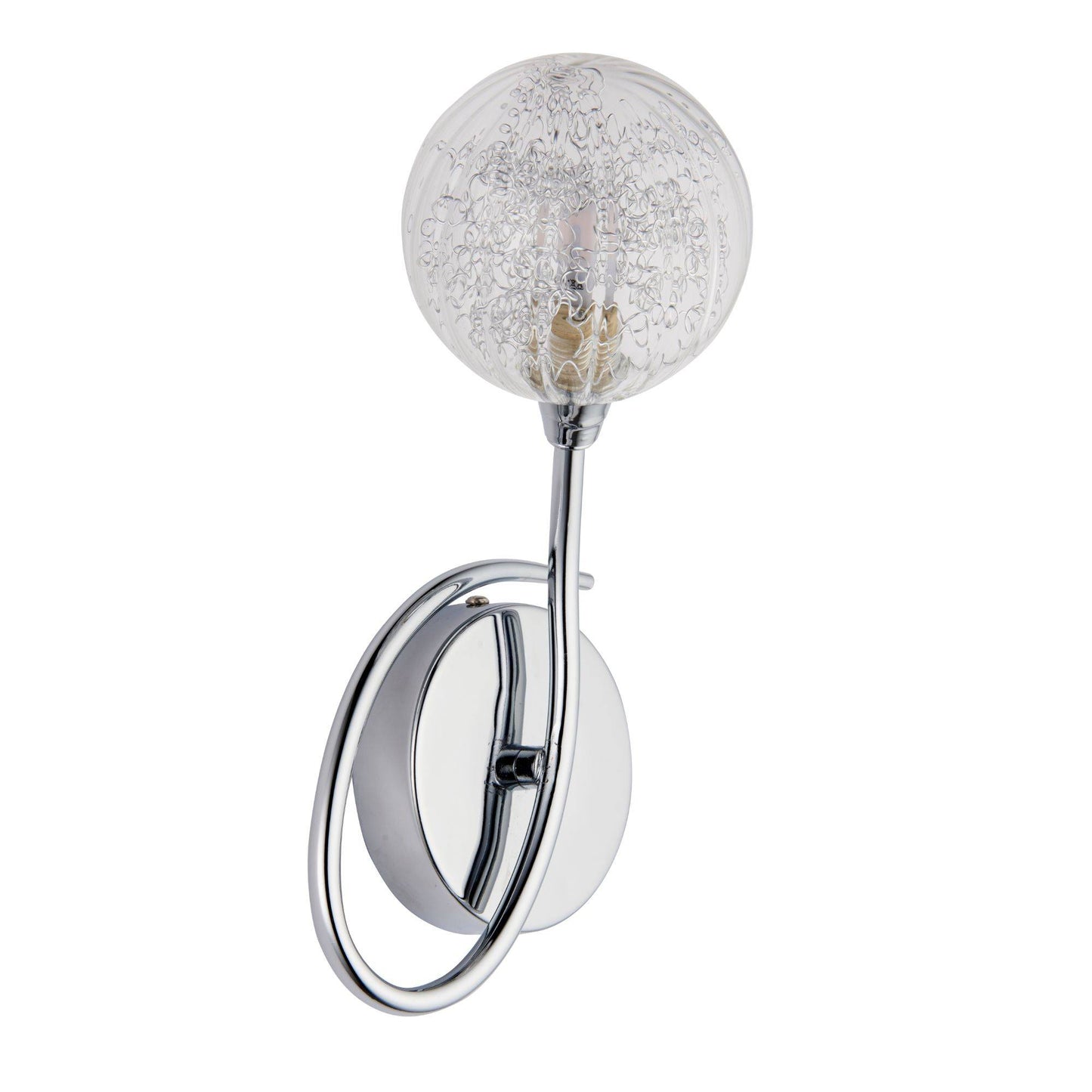 Hadley 1 Light Polished Chrome Wall Light
