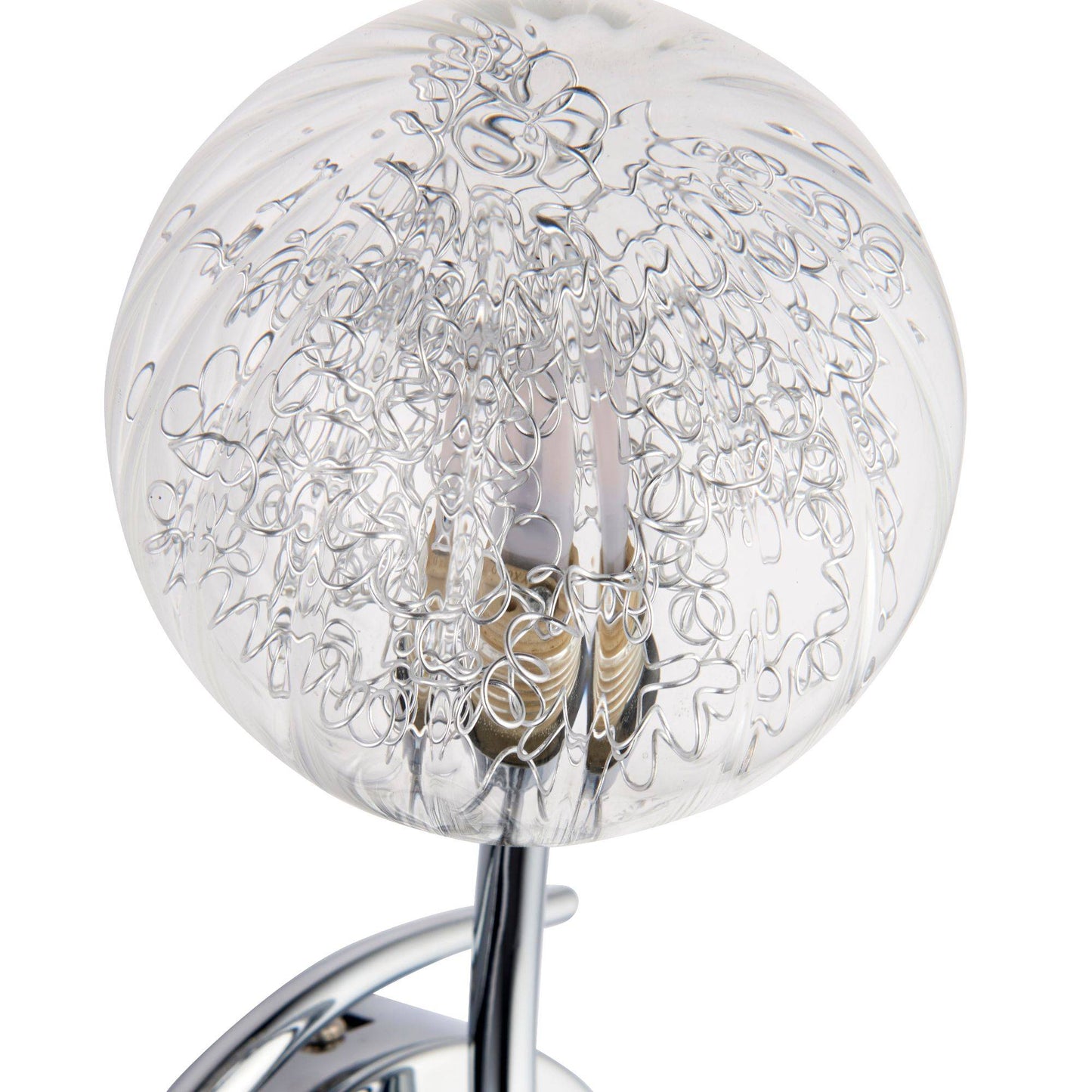 Hadley 1 Light Polished Chrome Wall Light