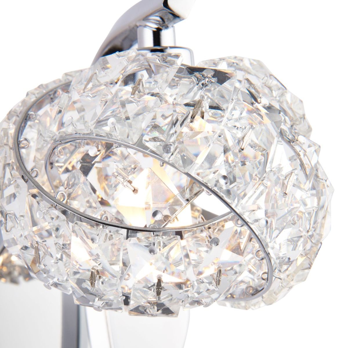 Monaco 1 Light Crystal Wall Light