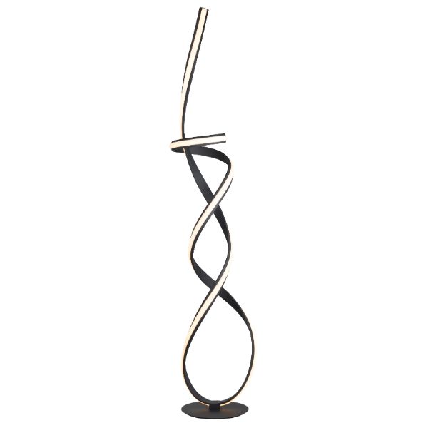Fraser Matt Black LED Floor Lamp